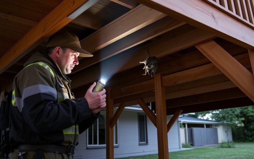 Under Deck Possum Removal in Brookfield
